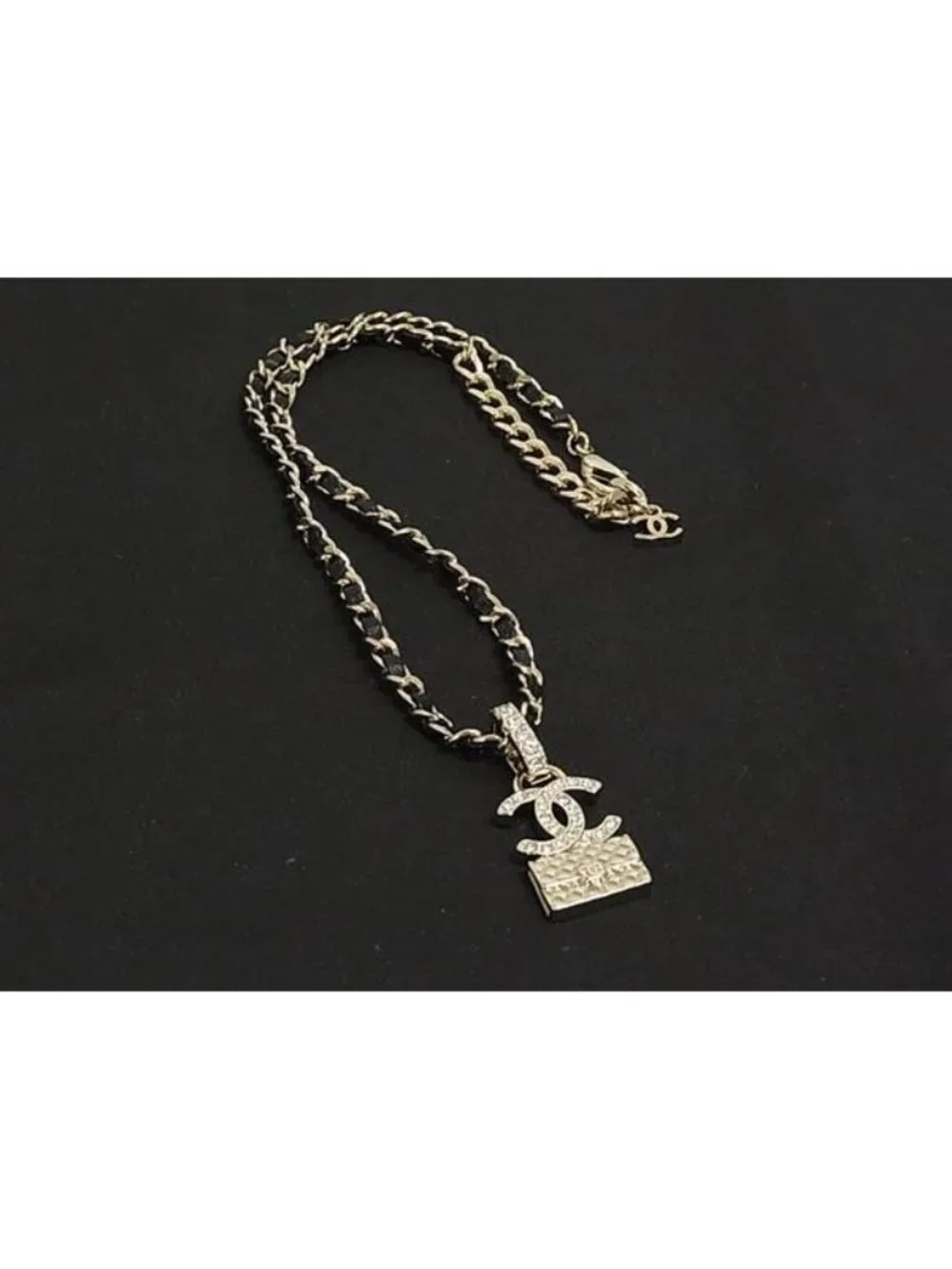Chanel CC Logo Quilted Bag Motif Pendant
